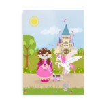 Plakat til piger med respirator - CCHS Princess brown hair - Someone Rare
