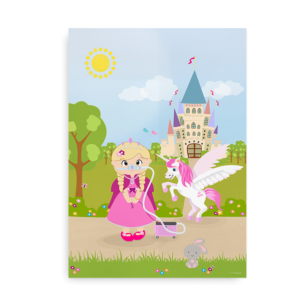 Plakat til piger med respirator - CCHS Princess blonde - Someone Rare