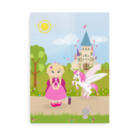 Plakat til piger med iltbrille - CCHS Princess blonde - Someone Rare