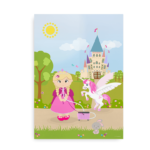 Plakat til piger med respirator og tracheostomi - CCHS Princess blonde - Someone Rare