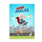 Superhelt i kørestol - Plakat til drenge i kørestol
