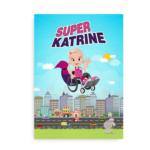 Superhelt i kørestol - Plakat til piger i kørestol