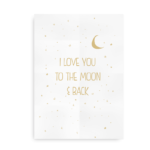 I love you to the moon and back - sand