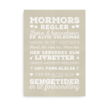 mormors regler hvid-beige