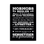 mormors regler hvid-sort