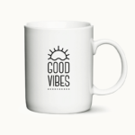 Good Vibes - personligt kaffekrus