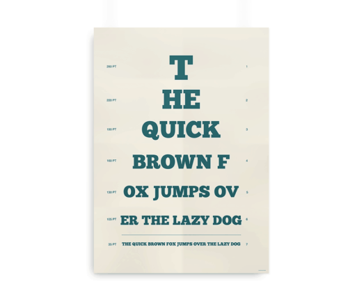 "The quick brown fox" alternativ synstavle