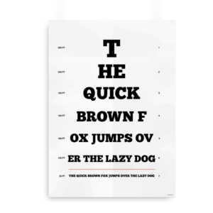 "The quick brown fox" synstavle til designeren