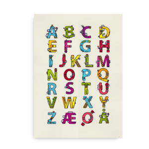 Tech abc alfabetplakat til børn