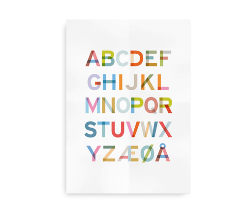 Alfabeto - alfabetplakat