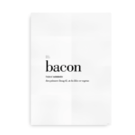 Bacon dansk definition betydning citat plakat