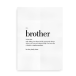 Brother definition quote poster