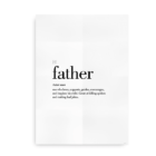 Father definition quote poster