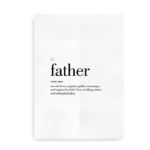 Father definition quote poster
