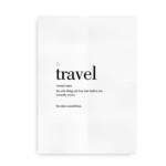 Travel definition quote poster