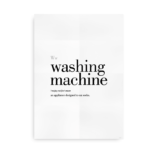 Washing Machine definition quote poster