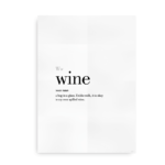Wine definition quote poster