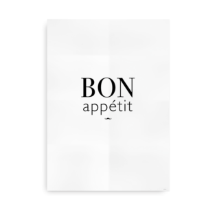 Bon Appetit - plakat til køkkenet