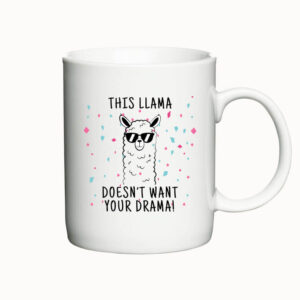 This llama doesnt want your drama - krus med lama