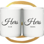 Hers and Hers - krus med navne