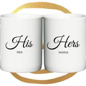 His and Hers - krus med navne