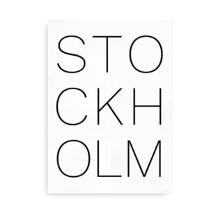 Stockholm - plakat