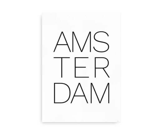 Amsterdam - Storby plakat