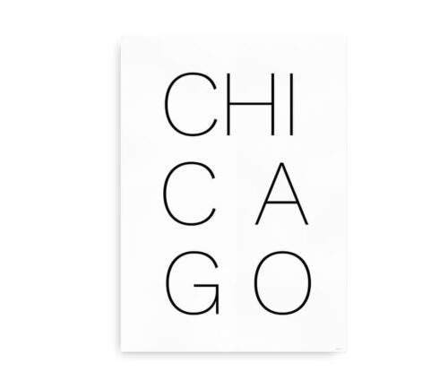Chicago - Storby plakat