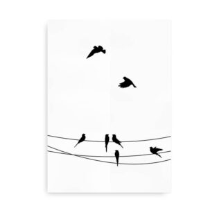 Birds on a Wire - plakat