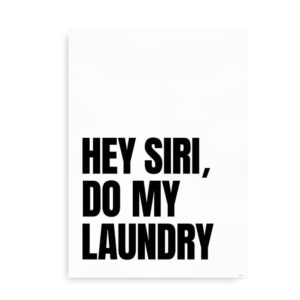 Hey Siri Do My Laundry - citatplakat