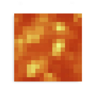 Minecraft Lava Block - Square poster