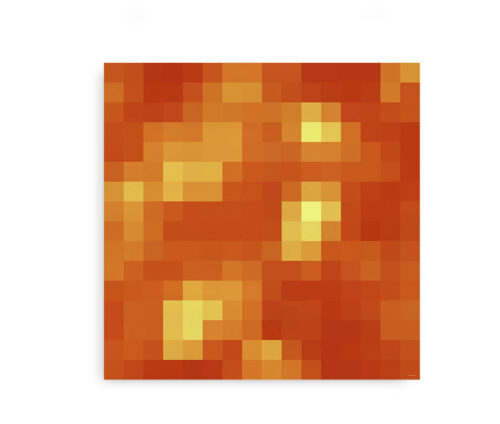 Minecraft Lava Block - Square poster