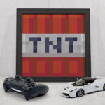 Minecraft TNT - plakat