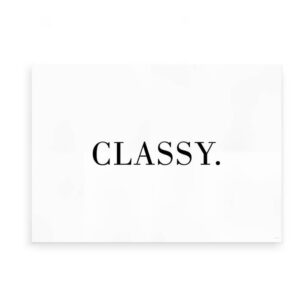 Classy - Fashion poster