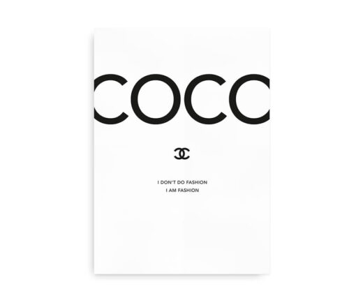 Coco poster - I am fashion