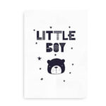 Little Boy - plakat til børneværelset - MIDNATSBLÅ