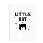 Little Boy - plakat til børneværelset - SORT