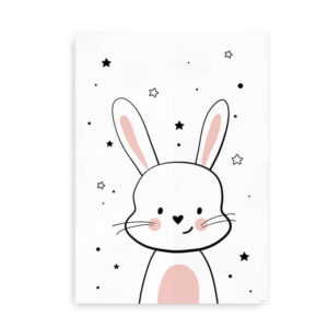 Happy Bunny - børneplakat