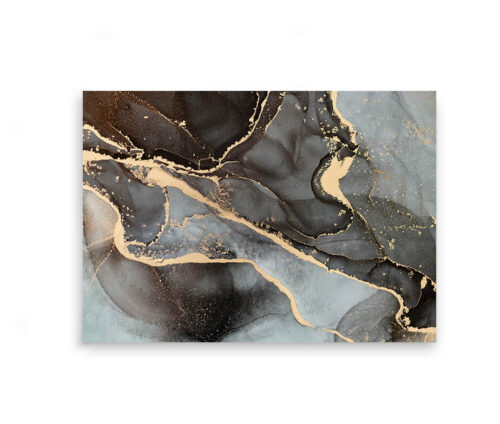 Marble Gold - maleri reproduktion