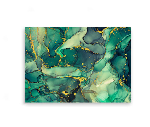 Marble & Jade - Plakat med marmor look