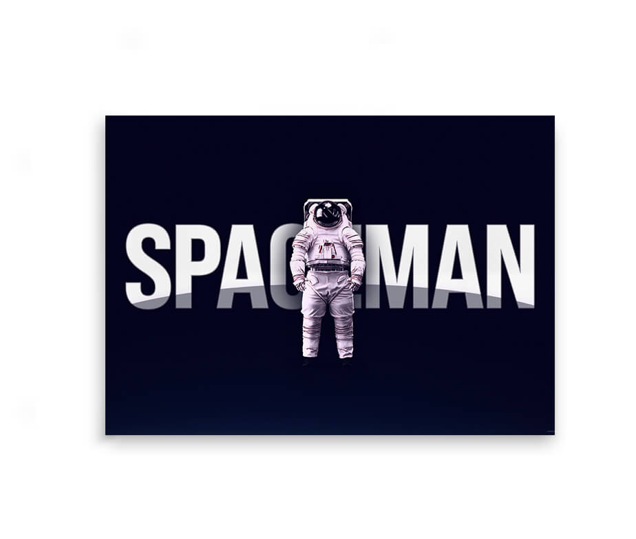 Spaceman - Plakat til teenageværelset