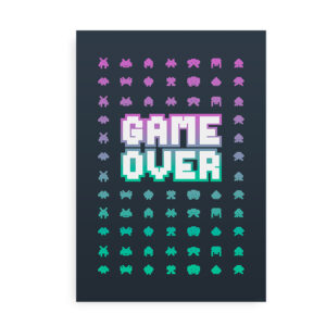 Arcade Game Over - Retro plakat til gameren