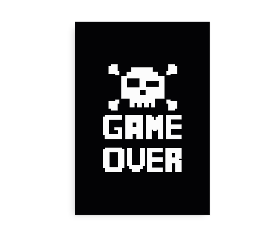 Game Over - plakat til gameren