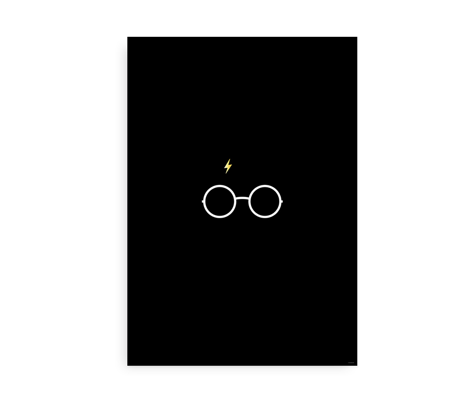 Harry Potter - Plakat til børneværelset