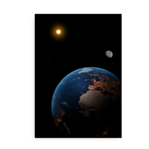 Earth View - Plakat med Jordens et fra rummet