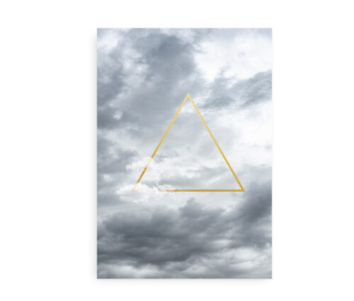 Geometric Cloud - Kunstplakat