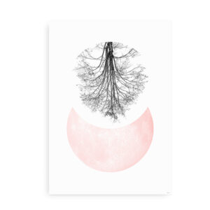Moon Tree - Fotokunstplakat