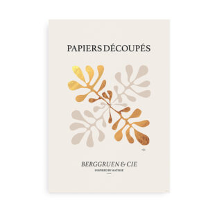Papiers Decoupes No2 - Matisse inspireret plakat
