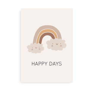 Happy Days - Plakat til børn