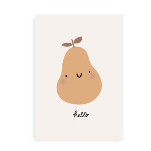 Hello My Pear - Plakat til børn
